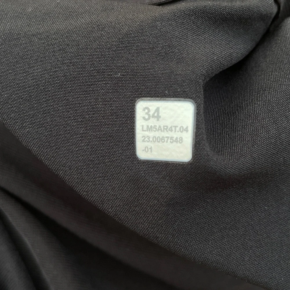 Lululemon Commission ABC Pants Men 34 Black Golf Office  Warpstreme LM5AR4T